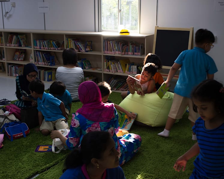 Young families welcome Punggol’s grassroots library