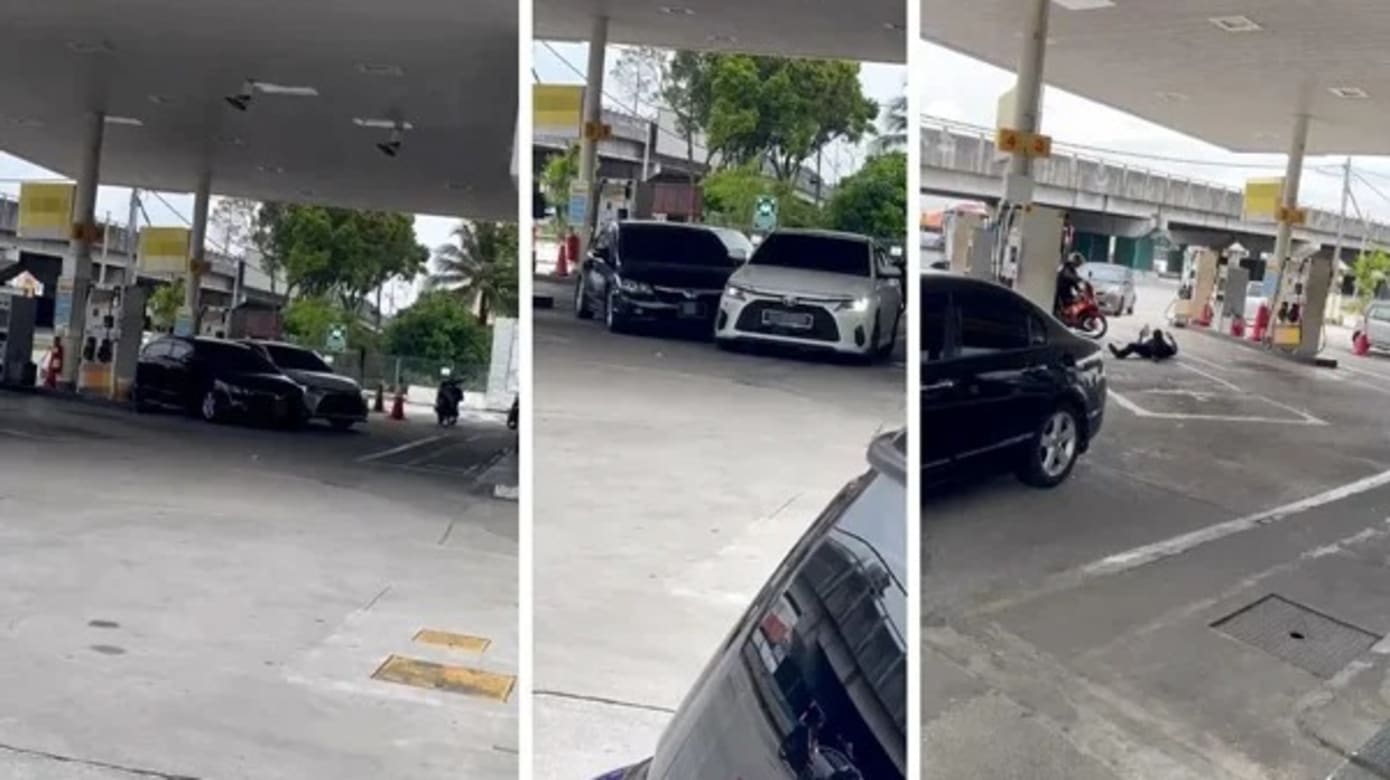 马国油站再传枪击案 惯犯拒捕还开车撞警员