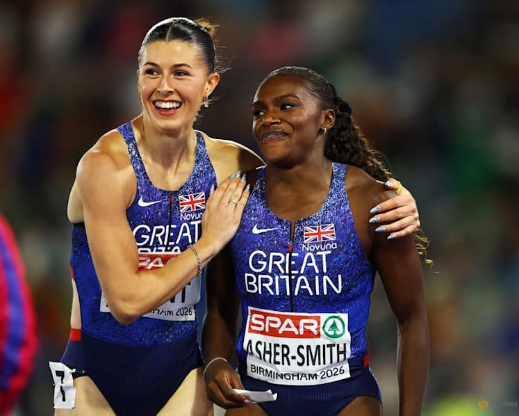 Asher-Smith equals European medal record, Hunt completes golden treble