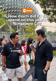 8days hits the streets of F1 Singapore Grand Prix to find out just how much fans & attendees have spent over the F1 weekend! 💵✈️ Let’s find out just how far their dollars really went 💸 #8dayssg #8dayssgtrending #singaporegp #F1 #F1weekendspending