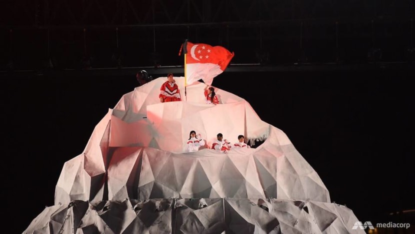 Joseph Schooling, Yip Pin Xiu make surprise appearance at NDP 2017 Joseph Schooling, Yip Pin Xiu make surprise appearance at NDP 2017