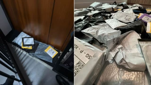 两个半月逾百包裹离奇寄上门 本地夫妻：没网上买东西