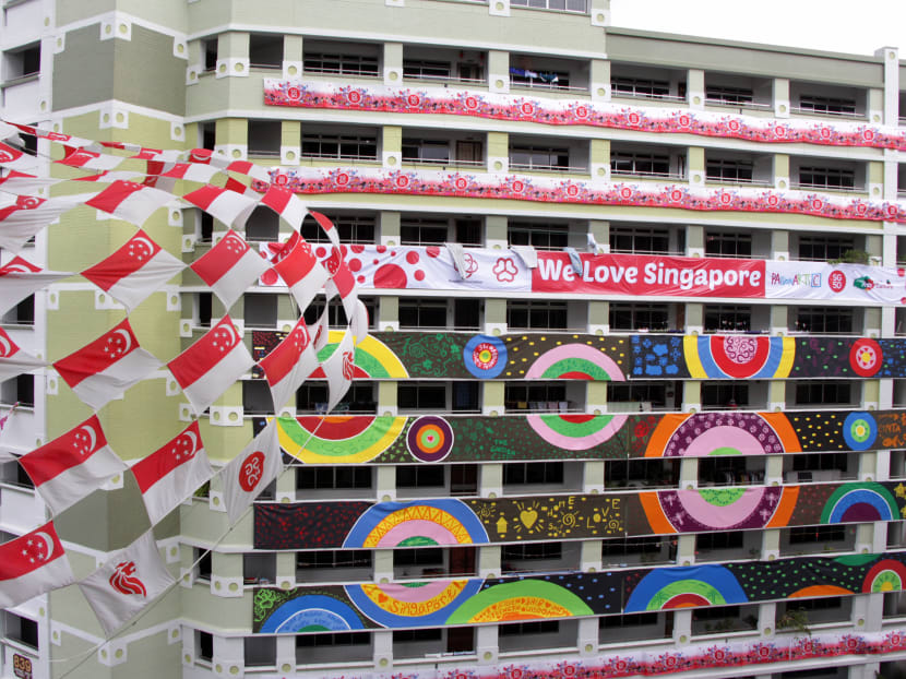 Residents bring 105 HDB blocks to life with art