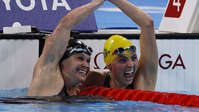 Australian swimmer celebrates gold after fortune teller prediction