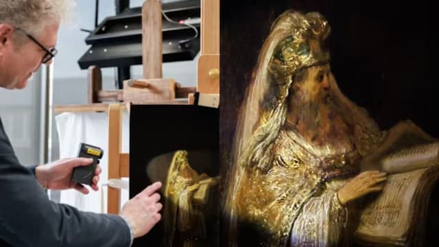 失踪65年伦勃朗名画现世 价值或达数千万英镑