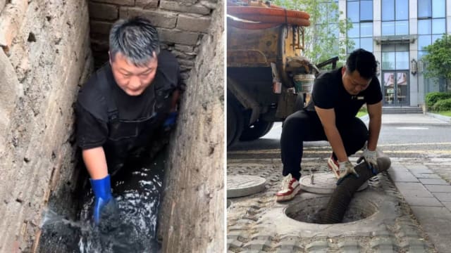 中国掏粪工五天可赚逾1200元？ 业内人士：包吃包住竞争小