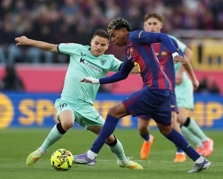 Barcelona mark Camp Nou return with 4-0 rout of Athletic Bilbao