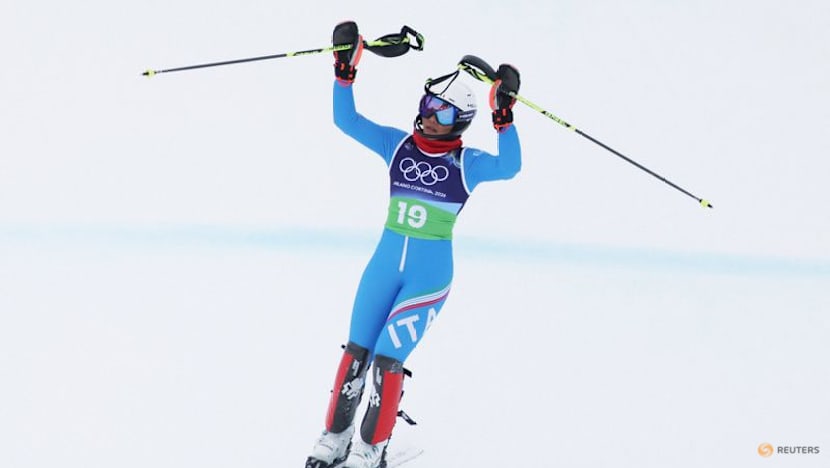 Alpine Skiing-Italy's youngest skiers caught between emotions and focus at first Games