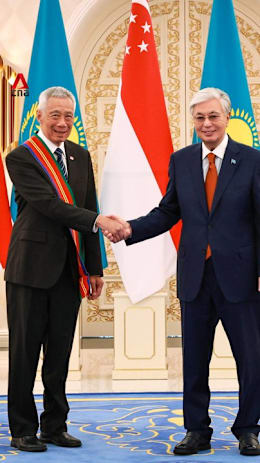 SM Lee Hsien Loong conferred the Order of Dostyk (Friendship) of the First Class Award in Kazakhstan