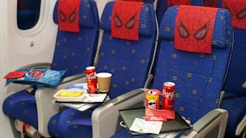 We Toured Scoot’s Spider-Man Themed Plane — Here’s What to Expect When You Swing to the Skies With Spidey
