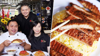 Yummy Din Tai Fung-Style Pork Chop Fried Rice & Prawn Cakes At New Bedok Hawker Stall
