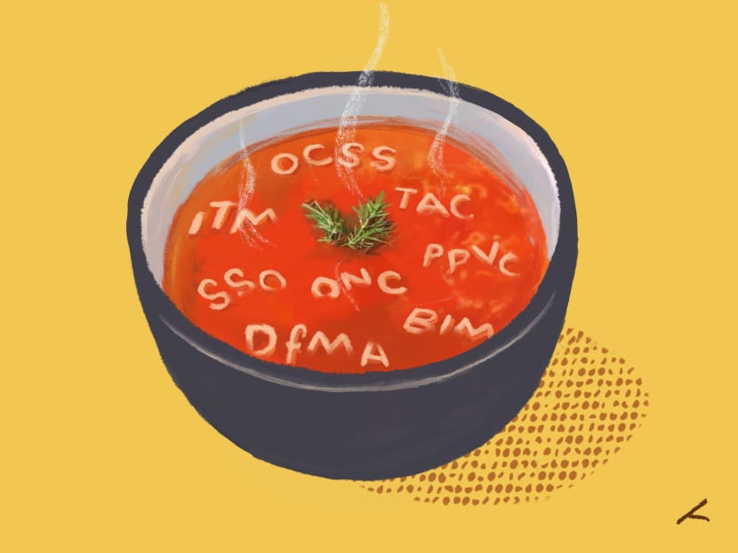 Acronyms are hardly a new phenomenon and have had a place in the Singaporean vernacular for a long time.