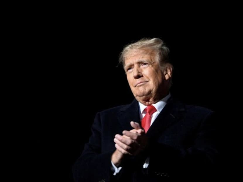 Former United States President Donald Trump attending a rally to support Republican candidates ahead of midterm elections in Dayton, Ohio on Nov 7, 2022. 