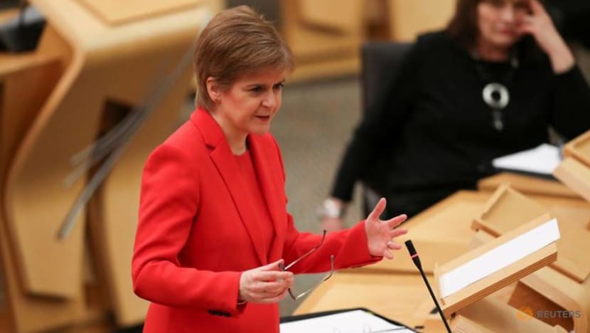 Scotland's leader vows to push for second independence vote Scotland's leader vows to push for second independence vote