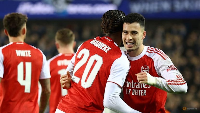 Arsenal make it six out of six with easy win over Club Brugge