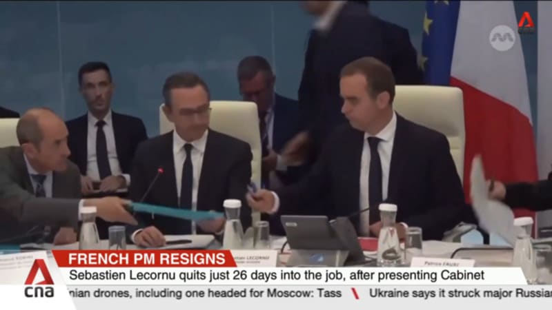 French PM Sebastien Lecornu resigns after just 26 days in office