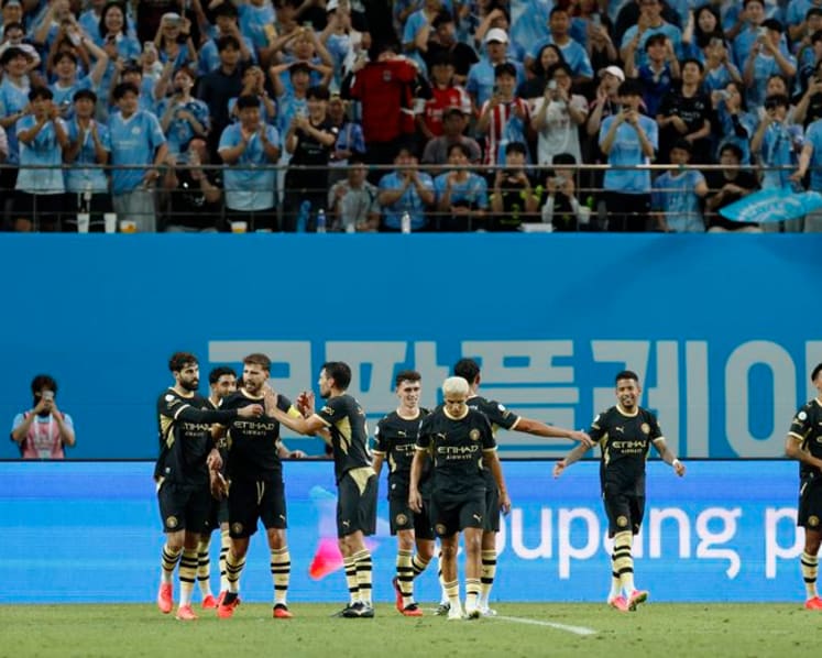 Maresca delighted by Semenyo-Marmoush partnership after Man City beat Atletico