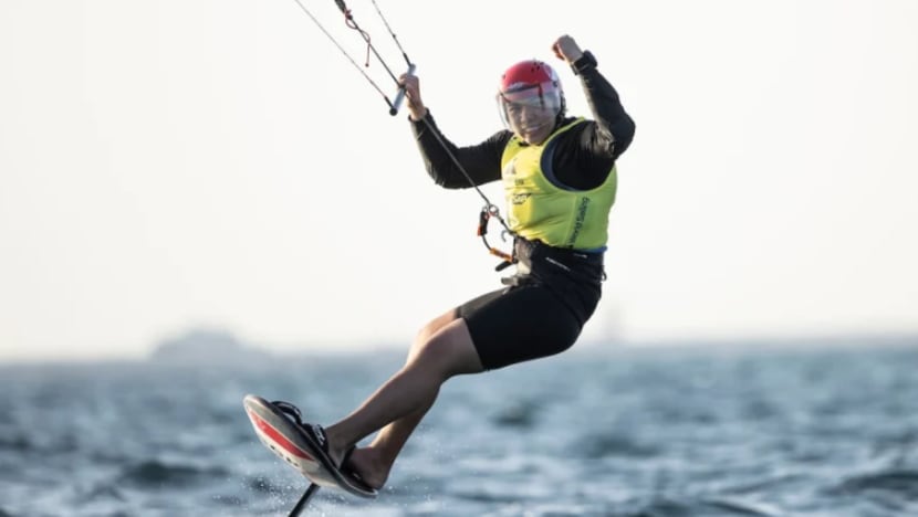 Atlit 'kite foil' Maximilian Maeder rangkul emas pertama SG di Sukan Asia