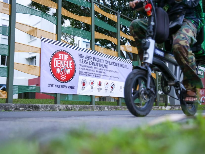 More than 12,000 dengue cases have been reported this year — up from 5,258 cases in the whole of 2021 — as Singapore enters the peak dengue season from June to October. The yearly record is 35,315 cases in 2020. More than 12,000 dengue cases have been reported this year — up from 5,258 cases in the whole of 2021 — as Singapore enters the peak dengue season from June to October. The yearly record is 35,315 cases in 2020.