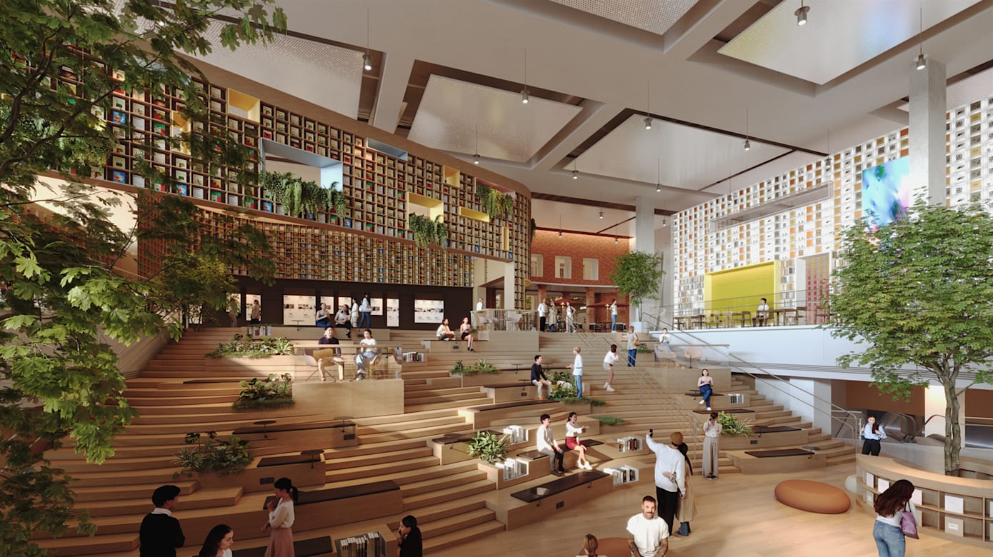 星狮地产信托和国家图书馆管理局合作打造名为“The HomePage @ Causeway Point”的阅读与社交空间。（图：星狮地产信托/国家图书馆管理局）