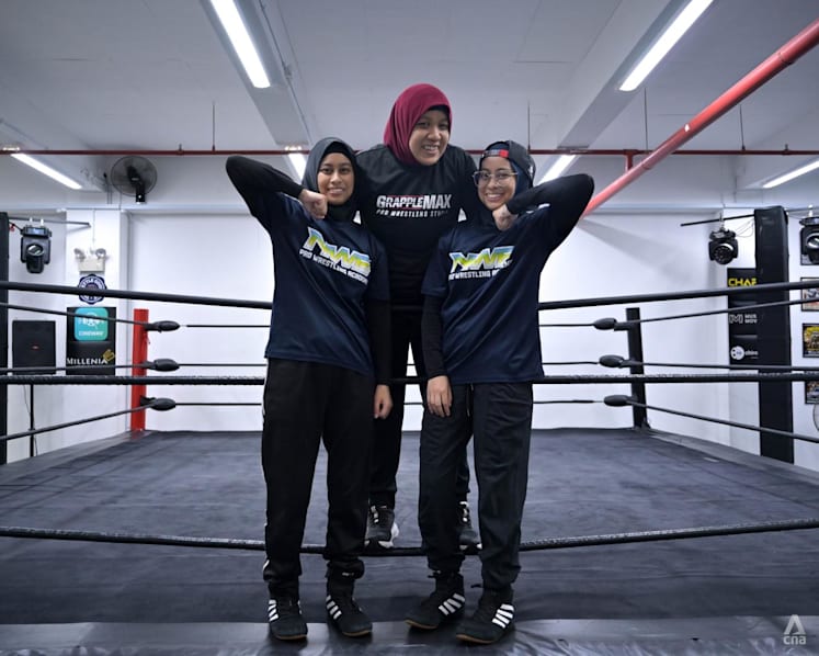 ‘I’m not doing anything wrong’: How these hijabis are breaking barriers in Singapore’s pro wrestling scene