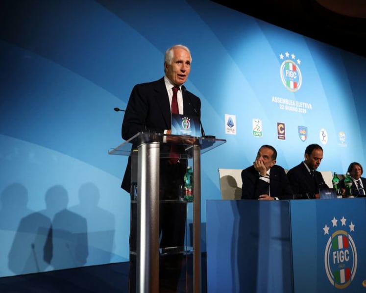 Malago takes helm of Italian football after third failure to qualify for World Cup