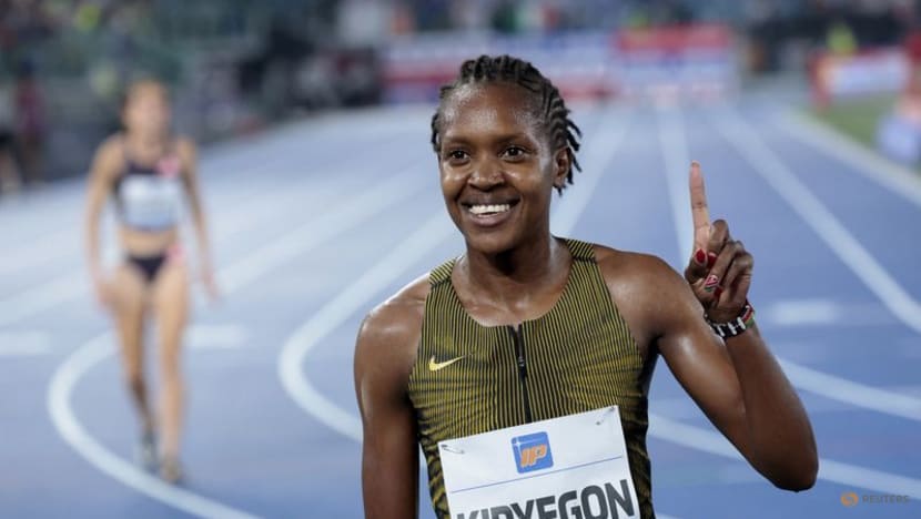 Kipyegon targets four-minute mile in Nike "Breaking 4" project Kipyegon targets four-minute mile in Nike "Breaking 4" project