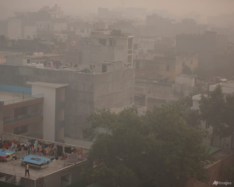 Smog chokes Indian capital as air pollution levels soar