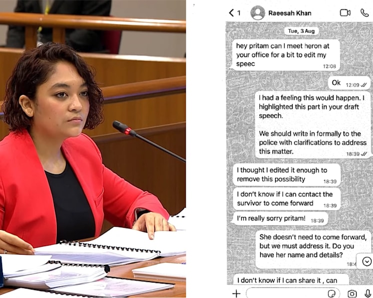 Committee of Privileges report: WhatsApp exchanges between Raeesah Khan, Pritam Singh and other WP members