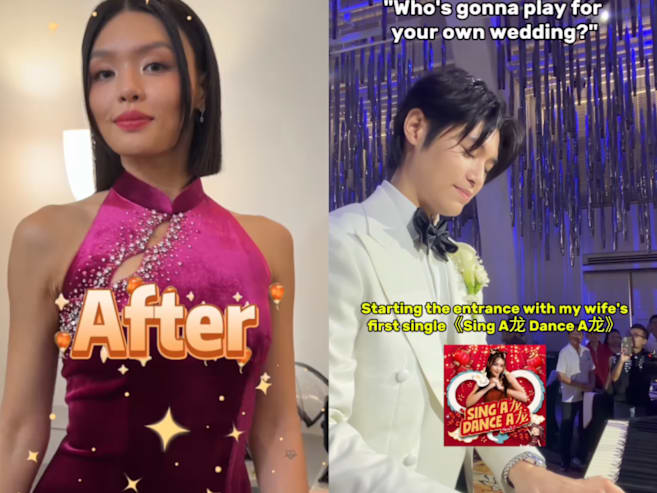 Hazelle Teo and James Wong wedding: Mid-ceremony haircut reveal, live performances, an original love song