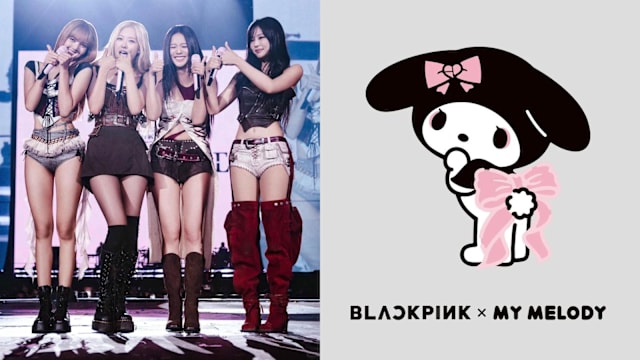 BLACKPINK跨界联名Sanrio My Melody　戴蝴蝶结应援系列商品1月8日开售