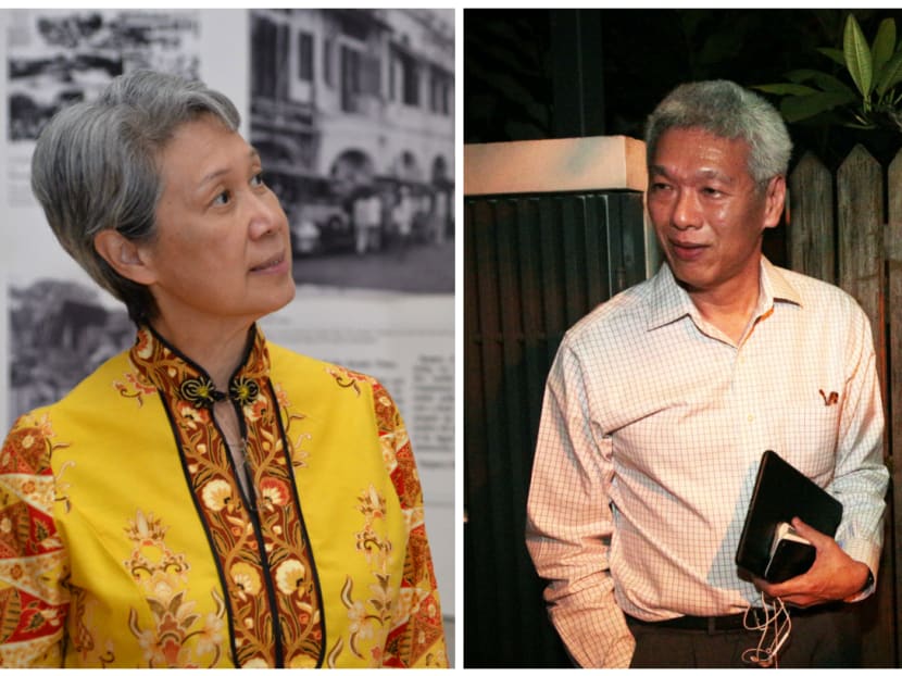 Mdm Ho Ching and Mr Lee Hsien Yang. TODAY file photos
