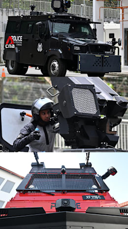 New tactical strike vehicles and water cannon fleet for Singapore police