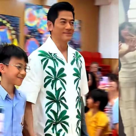 郭富城女儿家长会现场暴动 变身狂热粉丝盛会!
