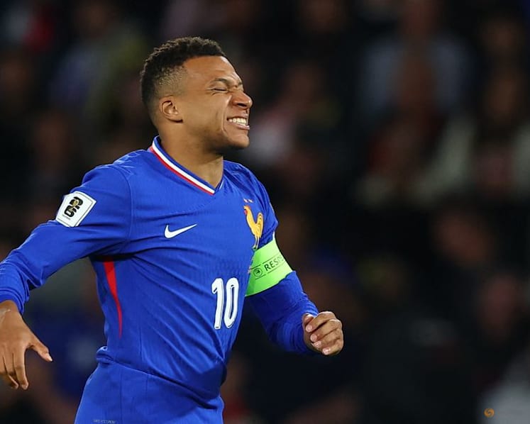 France's Mbappe sidelined for World Cup qualifier against Azerbaijan