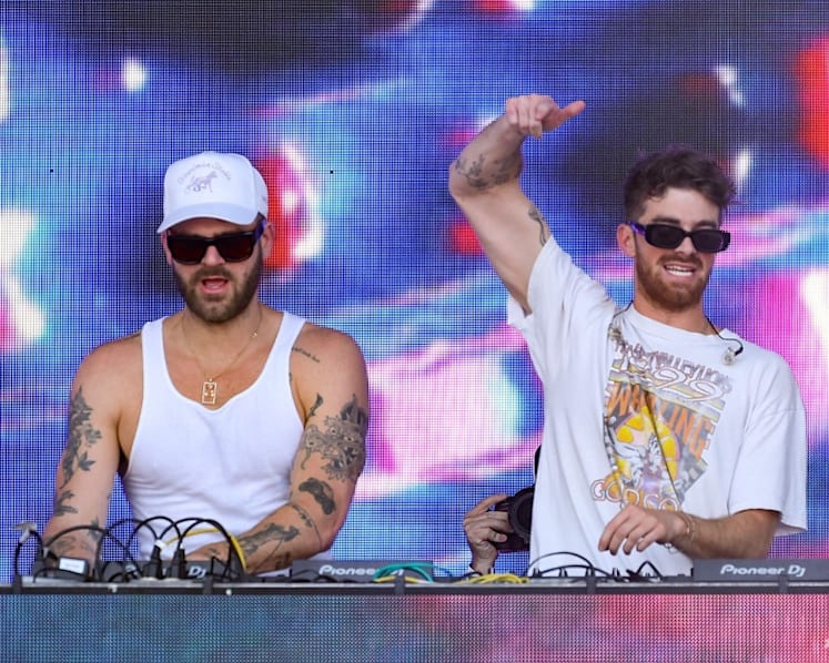 The Chainsmokers performing in Singapore in April at LIV Golf tournament
