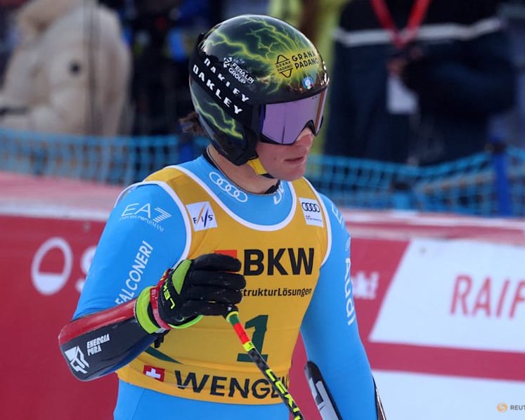 Alpine skiing-Franzoni dedicates his first win in Wengen to late friend Franzoso