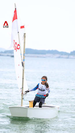 Singapore sailing contingent’s youngest athlete, Anya Zahedi, takes silver in sailing