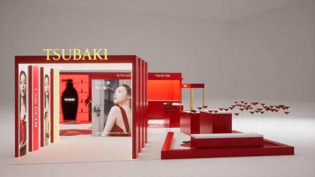 TSUBAKI“山茶花庭院”限时登陆Plaza Singapura！李圣经同款沙龙级闪亮秀发，在家也能轻松get！