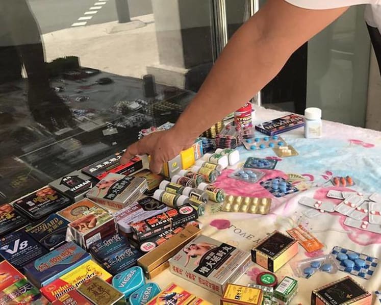 In Geylang, illegal sex drugs keep popping up 