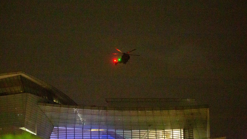 SAF deploys helicopters, soldiers at Star Vista mall in night-time counter-terrorism exercise