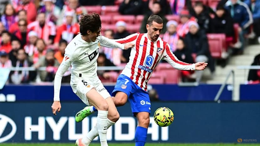 Atletico substitute Griezmann secures 2-1 win over Valencia