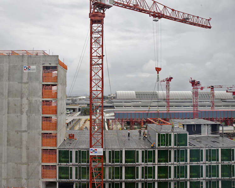 Lego-like building method to speed up Crowne Plaza Changi Airport hotel extension