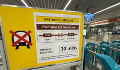 Regular train services resume on Thomson-East Coast Line after morning disruption: SMRT