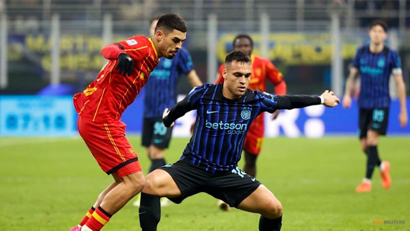 Inter open gap at the top with laboured win over Lecce