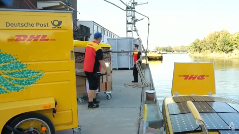 German delivery firms drive green transition with solar-powered boats and e-bikes German delivery firms drive green transition with solar-powered boats and e-bikes