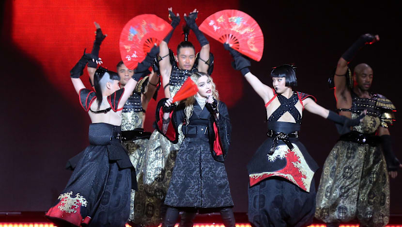 Madonna sticks to the script at her concert