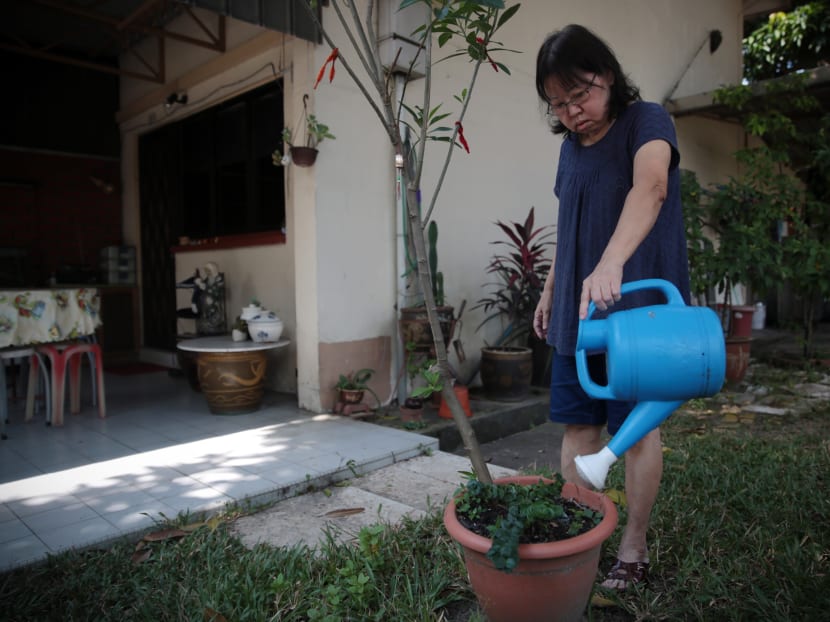 Mdm Tan Whay Seok at her residence, one of the terrace houses at Lorong 3 Geylang, on June 20, 2017. Photo: Jason Quah/TODAY Mdm Tan Whay Seok at her residence, one of the terrace houses at Lorong 3 Geylang, on June 20, 2017. Photo: Jason Quah/TODAY