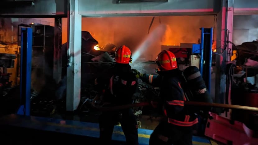 Fire involving 'multiple vehicles' breaks out at workshop in Defu Lane, no reported injuries 