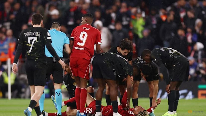 Liverpool confirm forward Ekitike ruptured Achilles tendon against PSG